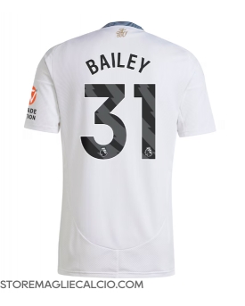 Aston Villa Leon Bailey #31 Maglia Gara Trasferta Repliche 2024-25